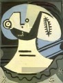Femme a la collerette 1938 Kubismus